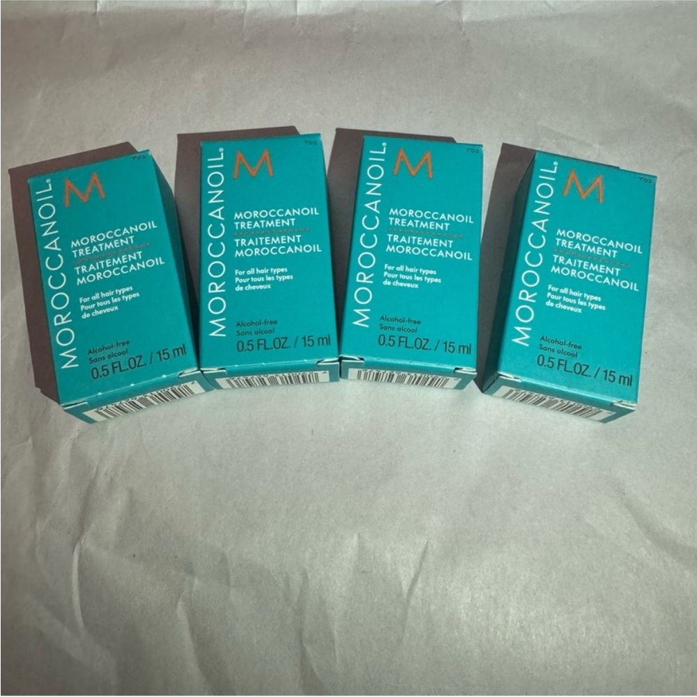 4 x Moroccanoil Treatment Hair Oil 15ml